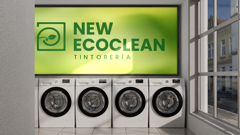 Diseño de identidad premium y branding para NewEcoClean
