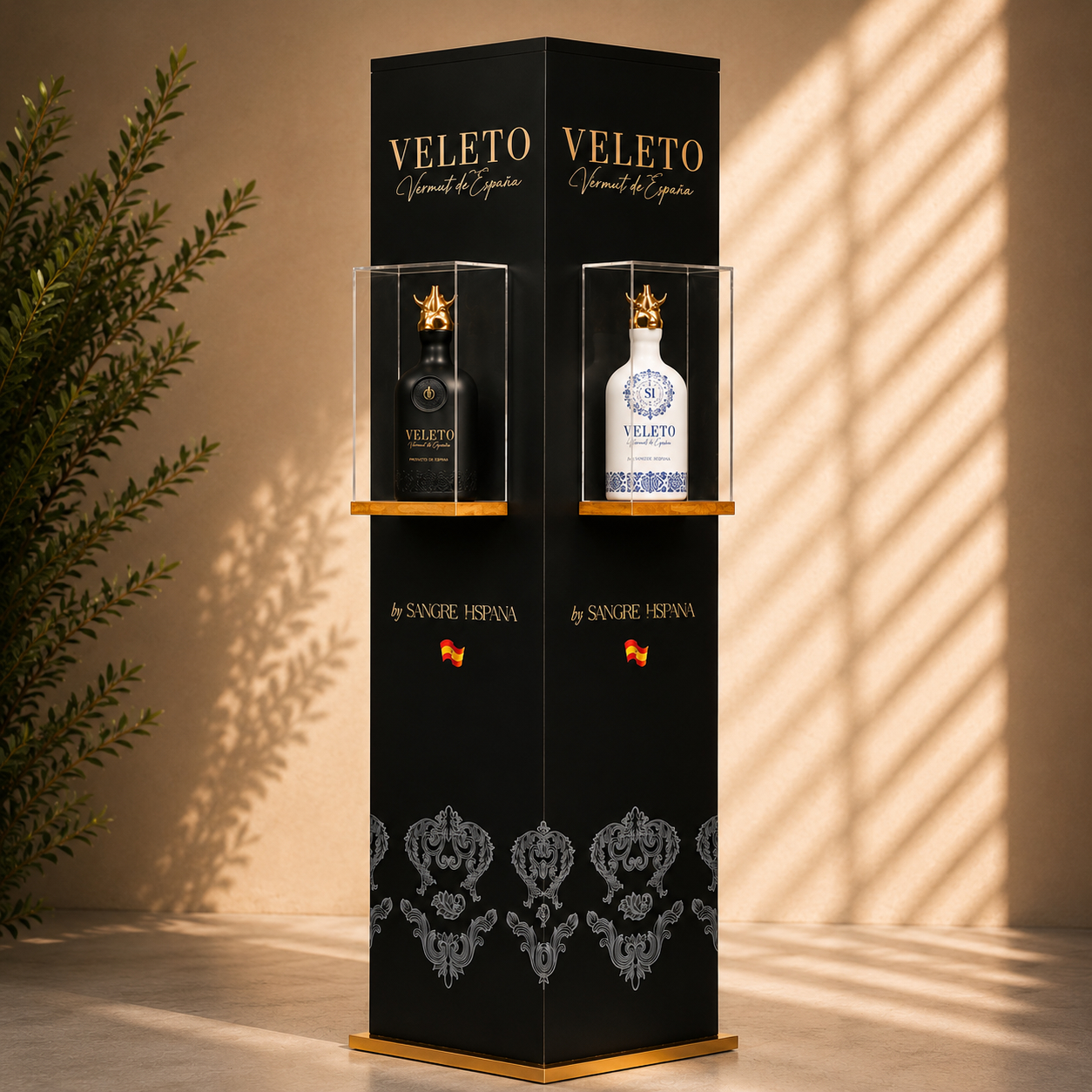 Expositor Veleto punto de venta Max Loarces
