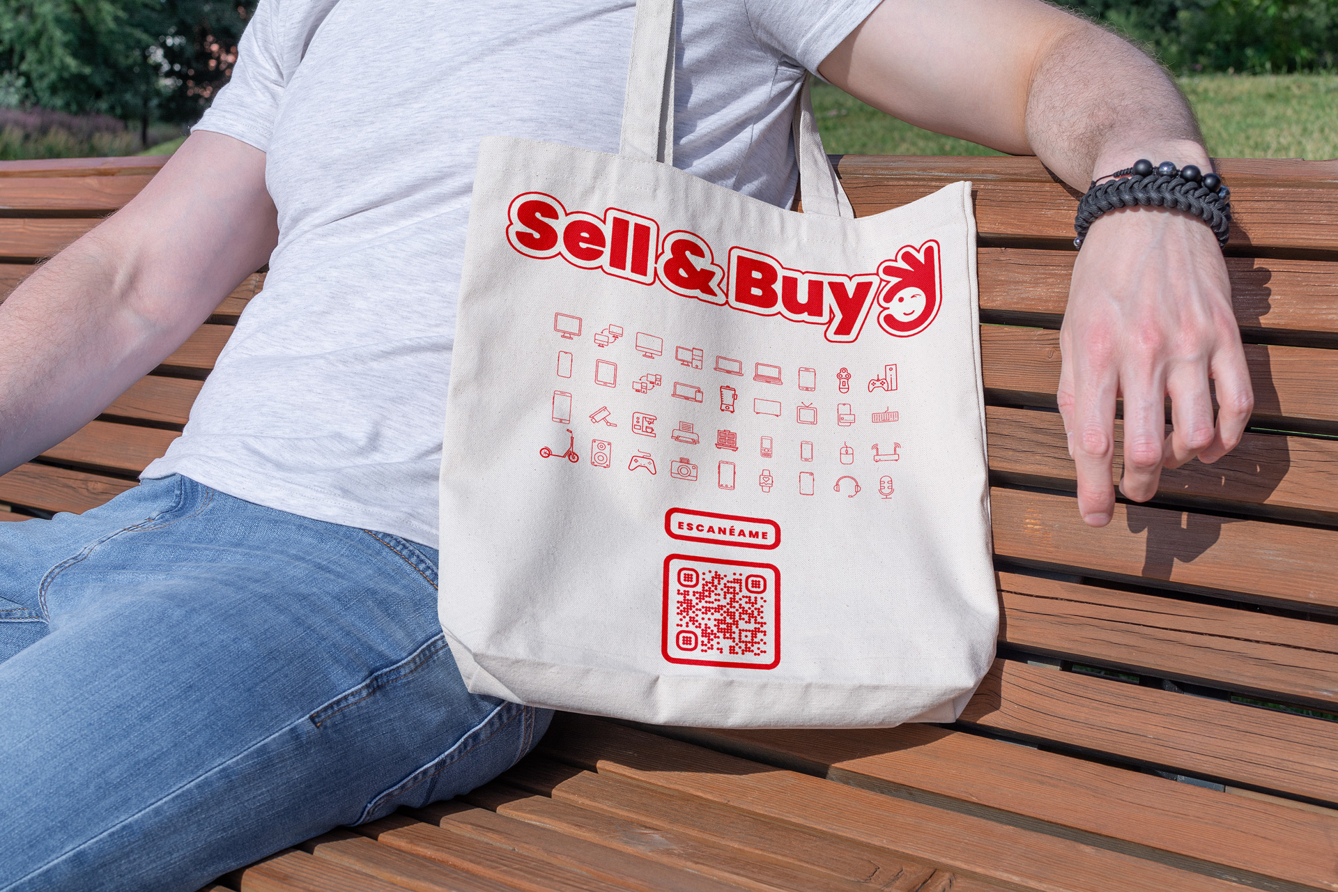 Sell&Buy bolsa de tela merchandising Max Loarces